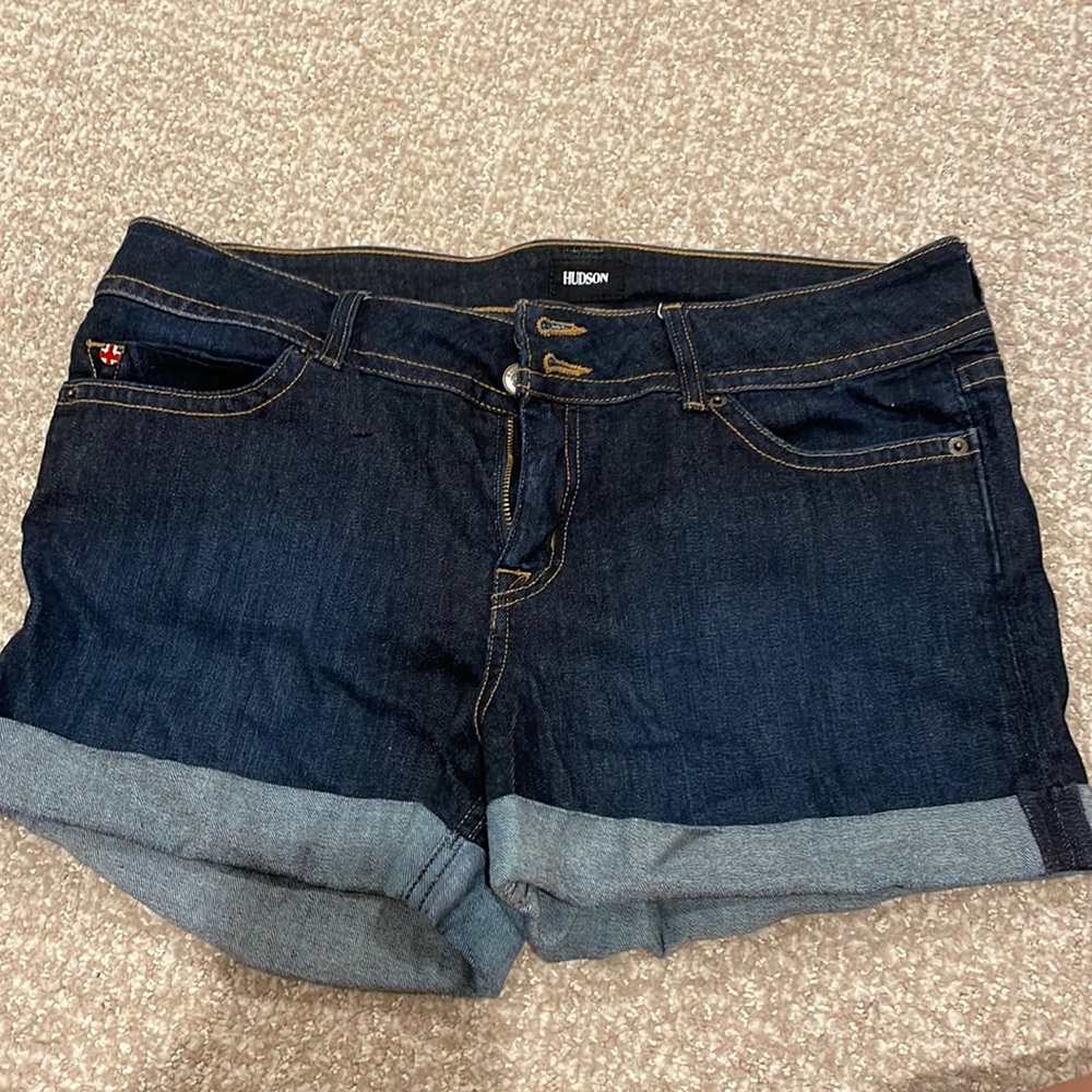 Hudson Cuffed Jean Shorts